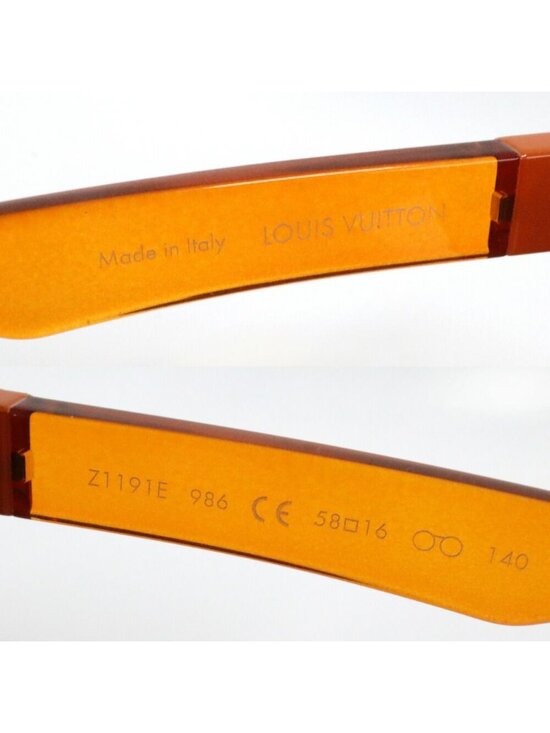 Louis Vuitton LV Rainbow Pilot Sunglasses Orange Eyewear main image 7